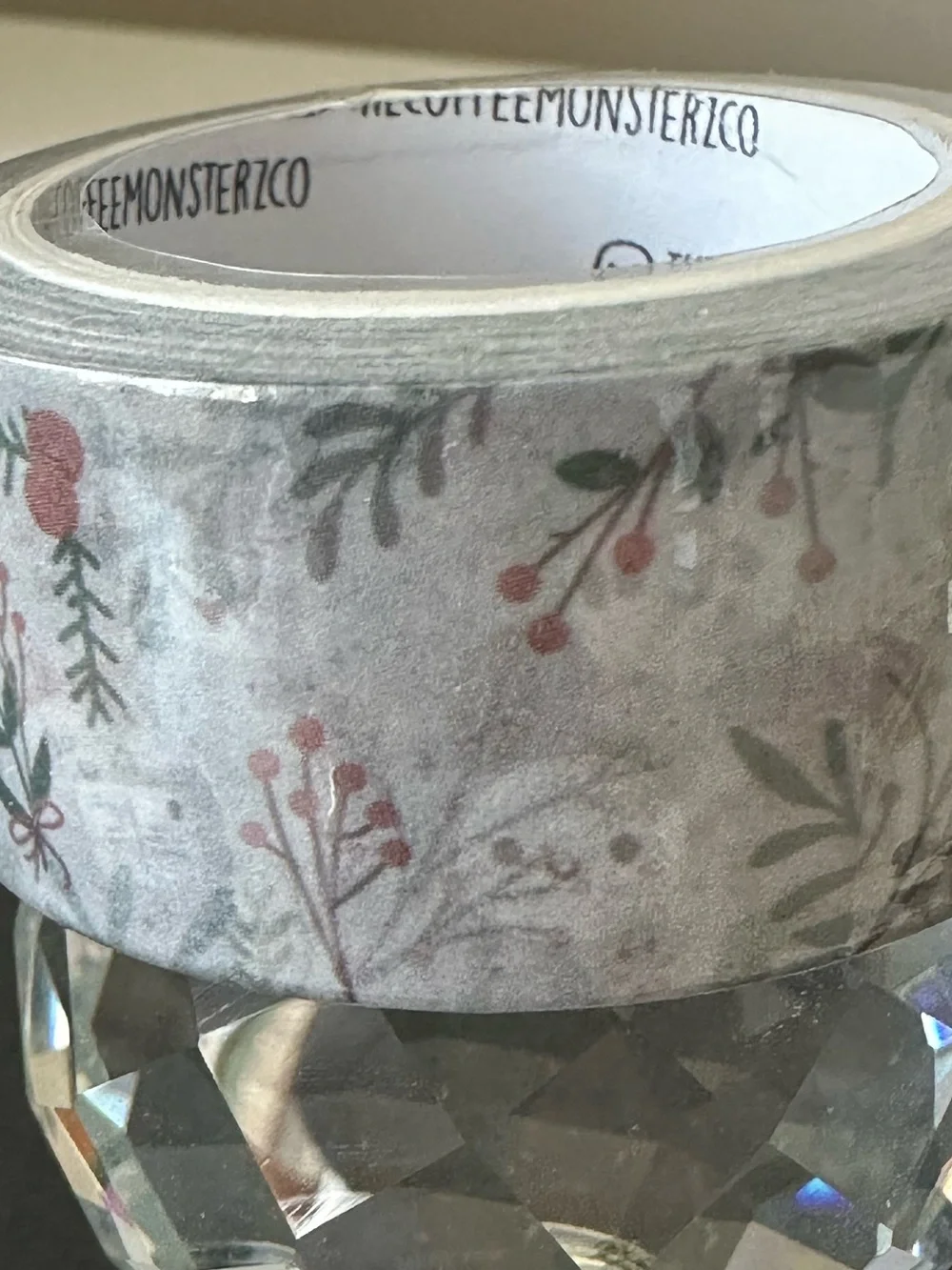 The Coffee Monsterz Co Washi Holly Jolly Textiles